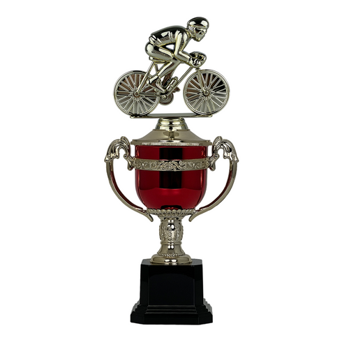 Trofeo de Copa con Figura Serie PC de Ciclismo